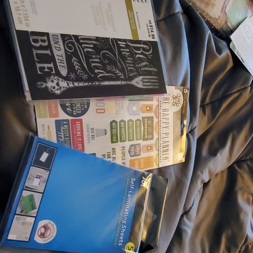 Mini recipe planner bundle